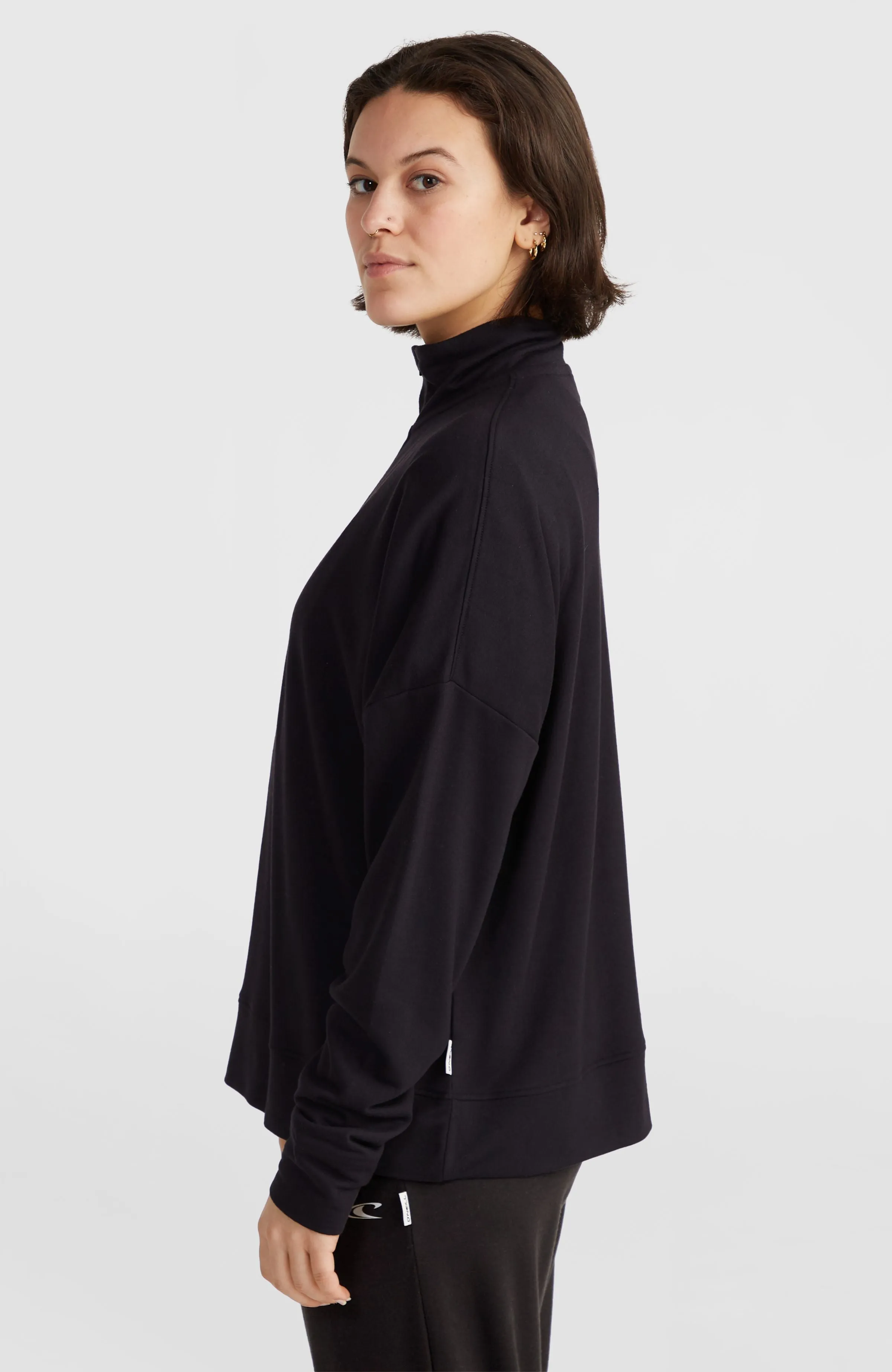 Half-Zip Sweatshirt | Black Out