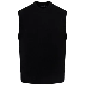 Hardy Knitted Vest Black - AW24