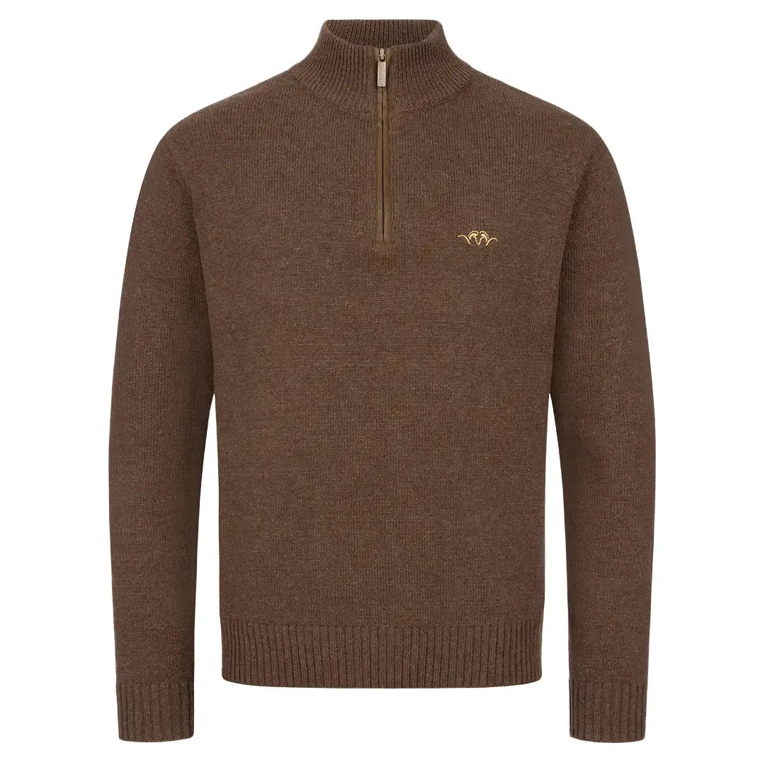 HZ Wool Sweater - Dark Brown by Blaser