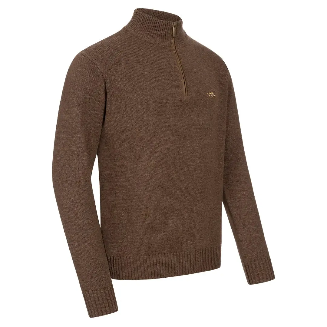 HZ Wool Sweater - Dark Brown by Blaser