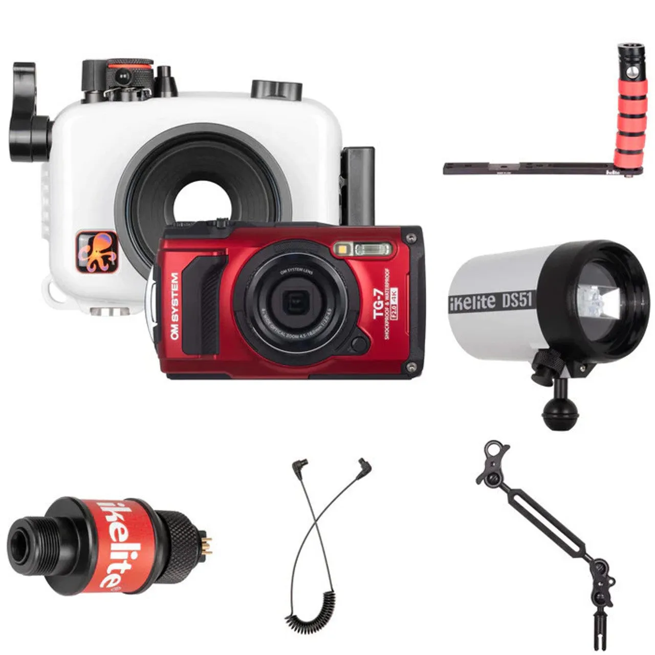 Ikelite OM TOUGH TG-7 DELUXE KIT W/ STROBE & CAMERA