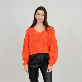 Intense Orange Pullover - FINAL SALE