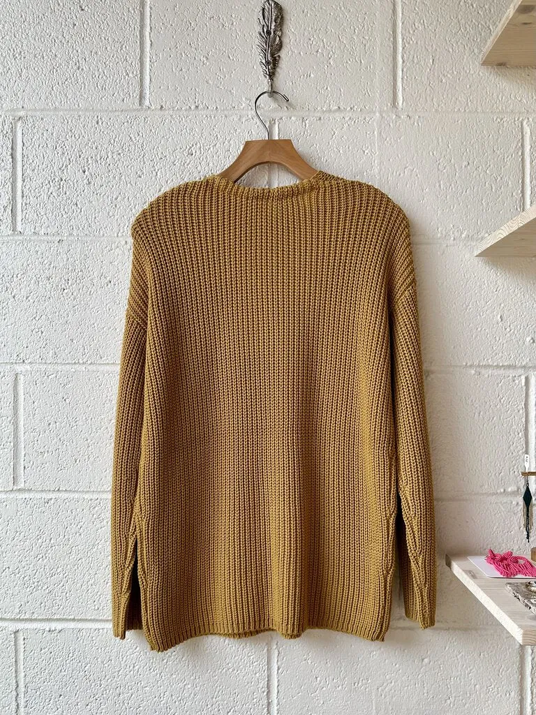 Jenni Kayne open knit v-neck sweater