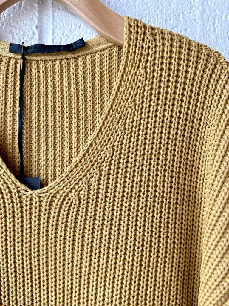 Jenni Kayne open knit v-neck sweater