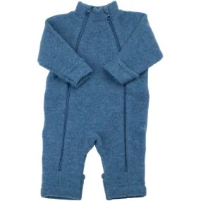 Joha Wool Blue Jumpsuit 2in1