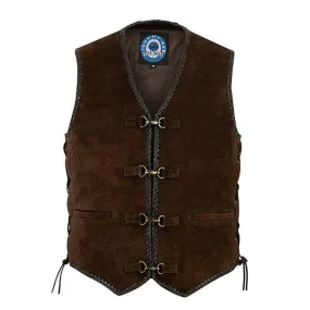 Johnny Reb "Gillies' Suede Leather Vest JRV10010