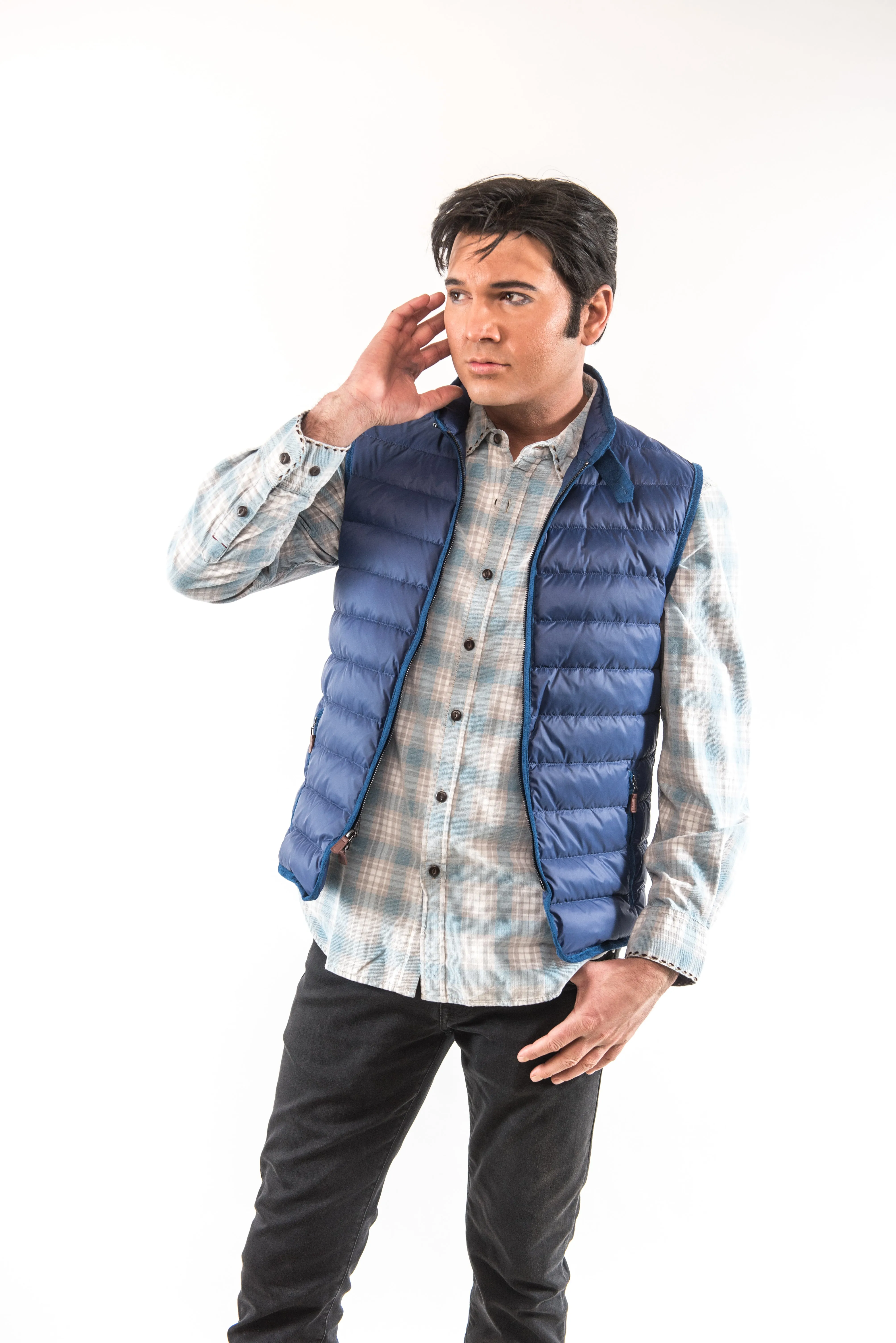 Jonathan Down Vest - Navy