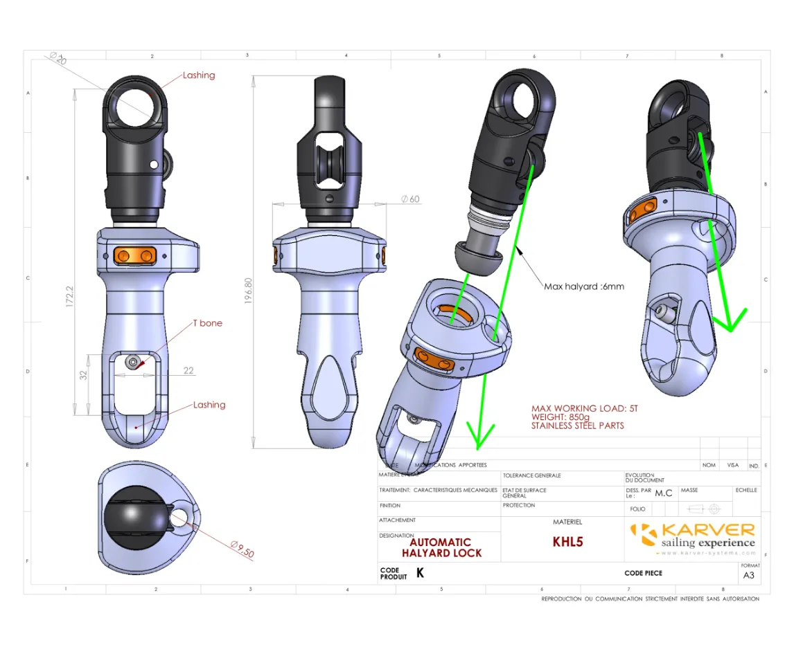 Karver KHL5 External Lock