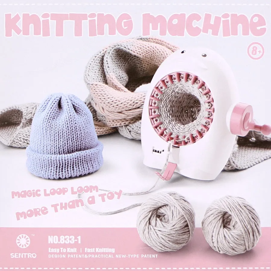 Knitting Machine for Baby Hats Weaving Novelty Penguin (22 Needles)