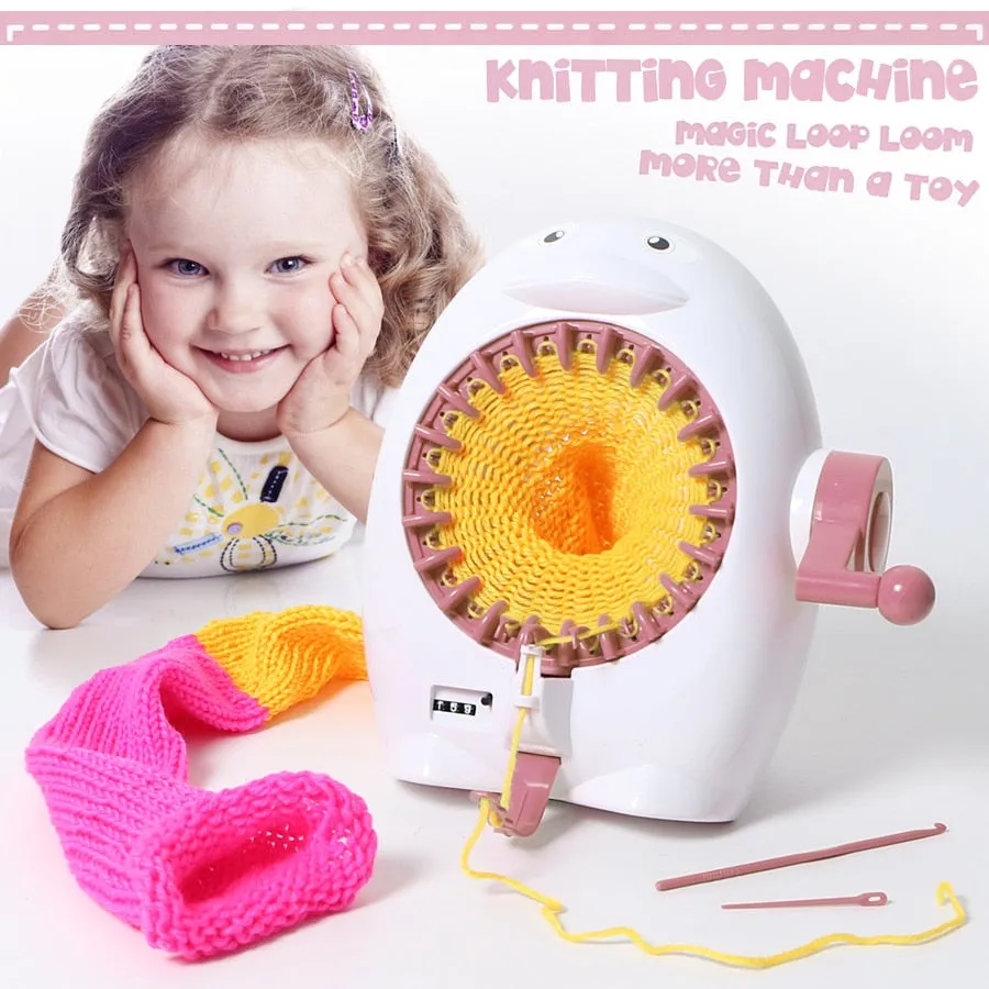 Knitting Machine for Baby Hats Weaving Novelty Penguin (22 Needles)