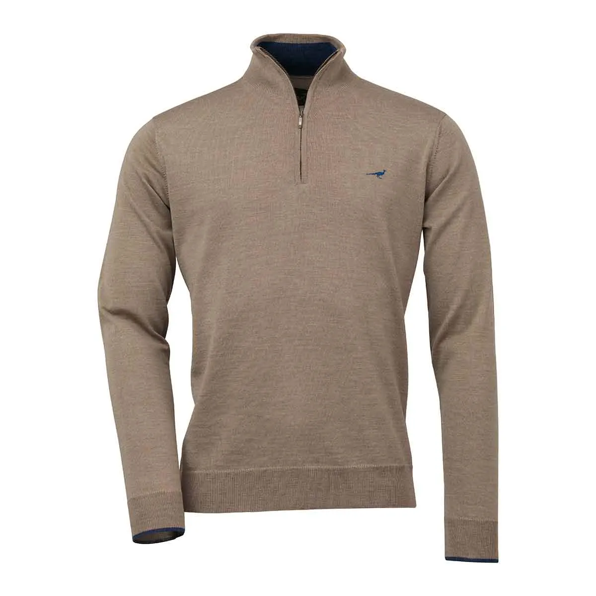 Laksen Norfolk Zip Neck Knit Pullover