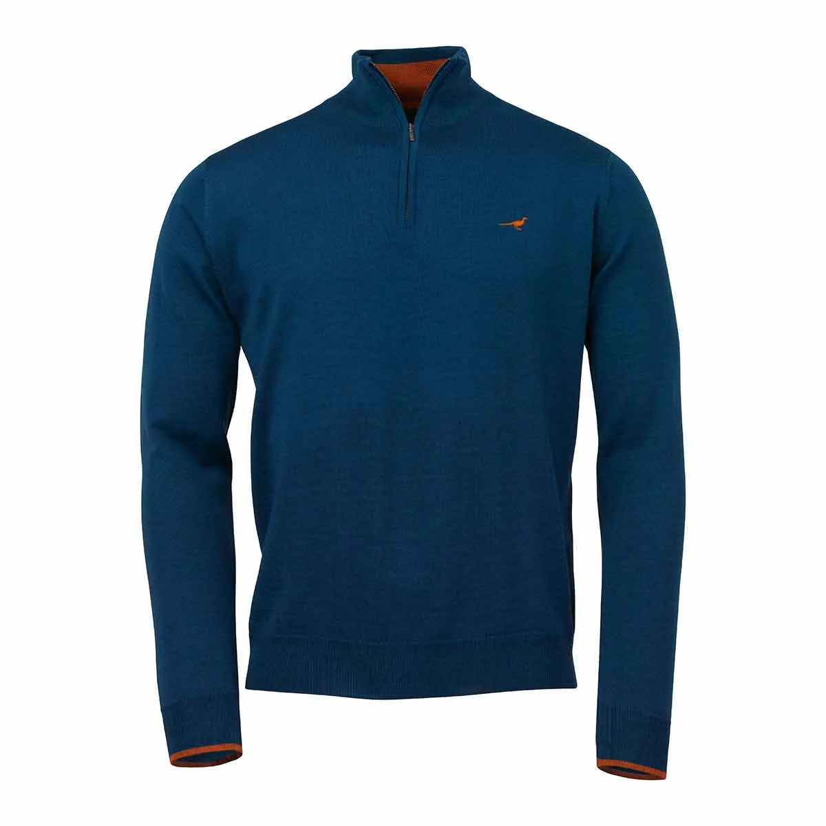 Laksen Norfolk Zip Neck Knit Pullover