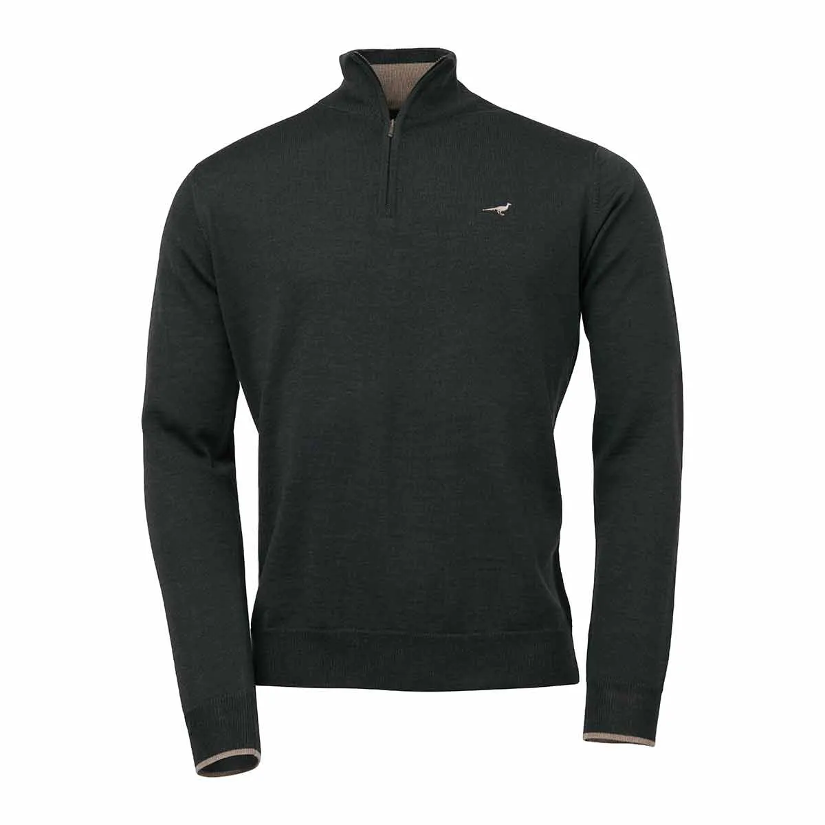 Laksen Norfolk Zip Neck Knit Pullover