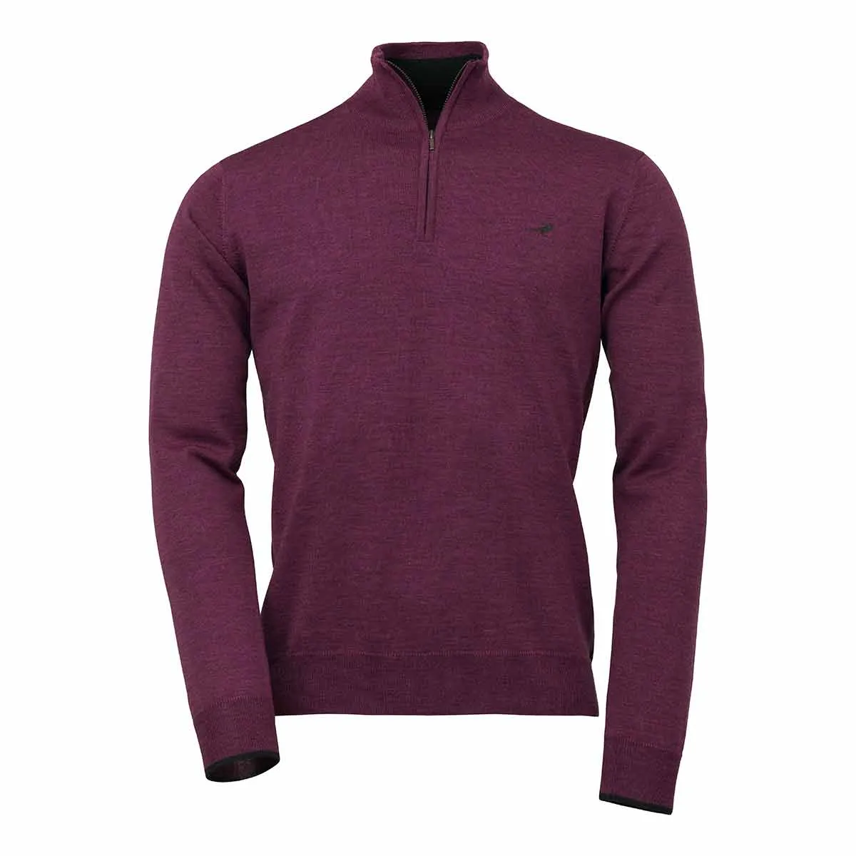 Laksen Norfolk Zip Neck Knit Pullover