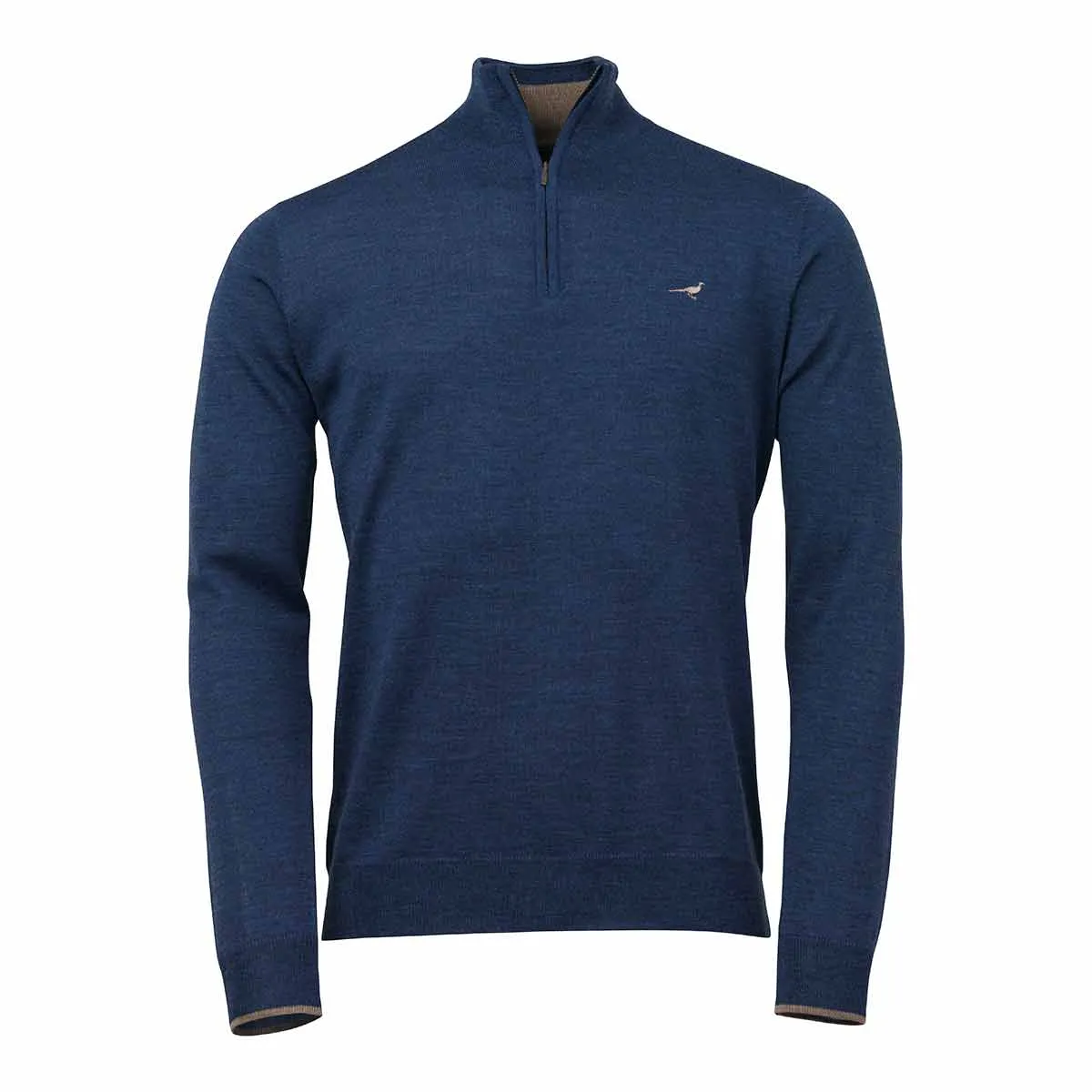 Laksen Norfolk Zip Neck Knit Pullover