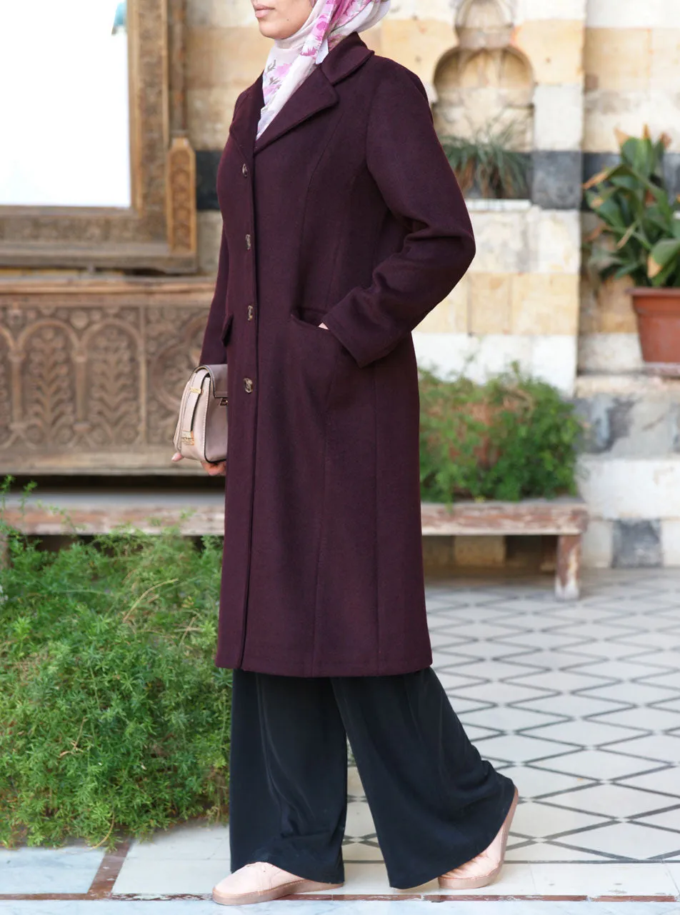 Lapeled Wool Coat