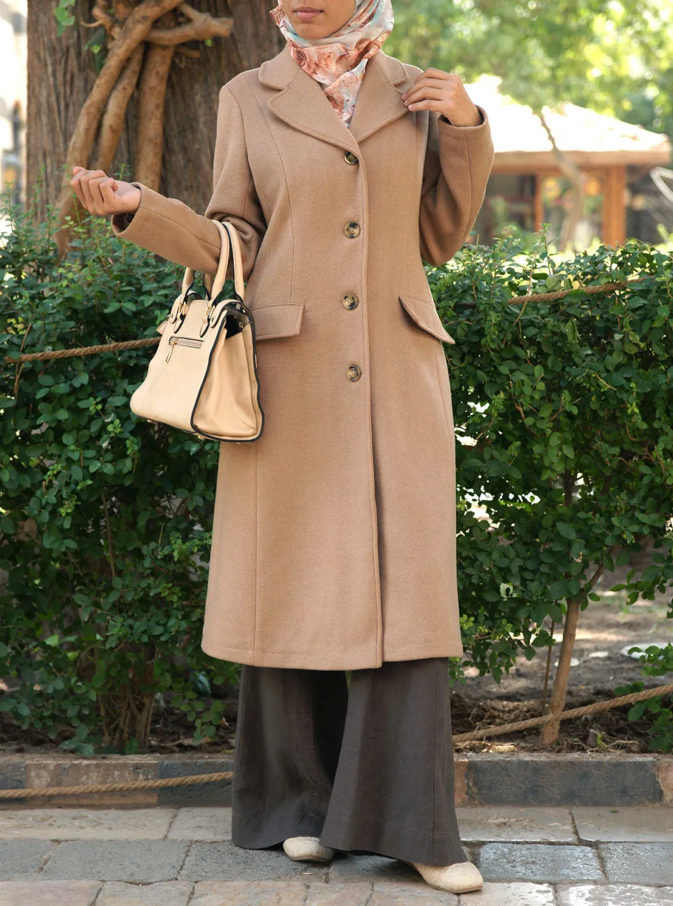 Lapeled Wool Coat