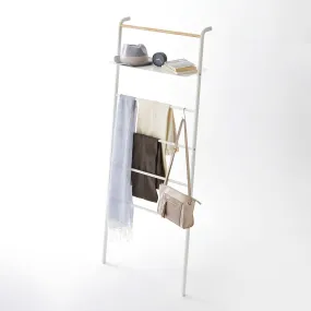 Leaning Ladder with Shelf