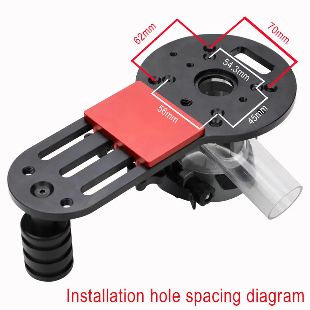 Levoite™ Compact/Trim Router Base Plate with Handles