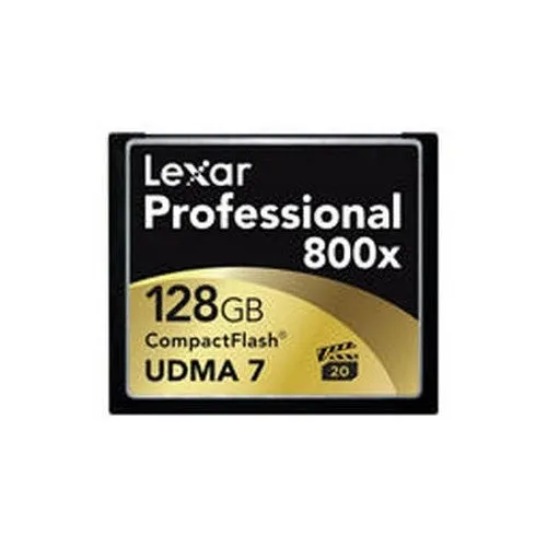 Lexar 800X 128GB Compact Flash Memory Card