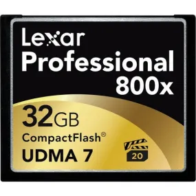 Lexar 800X 32GB Compact Flash Memory Card