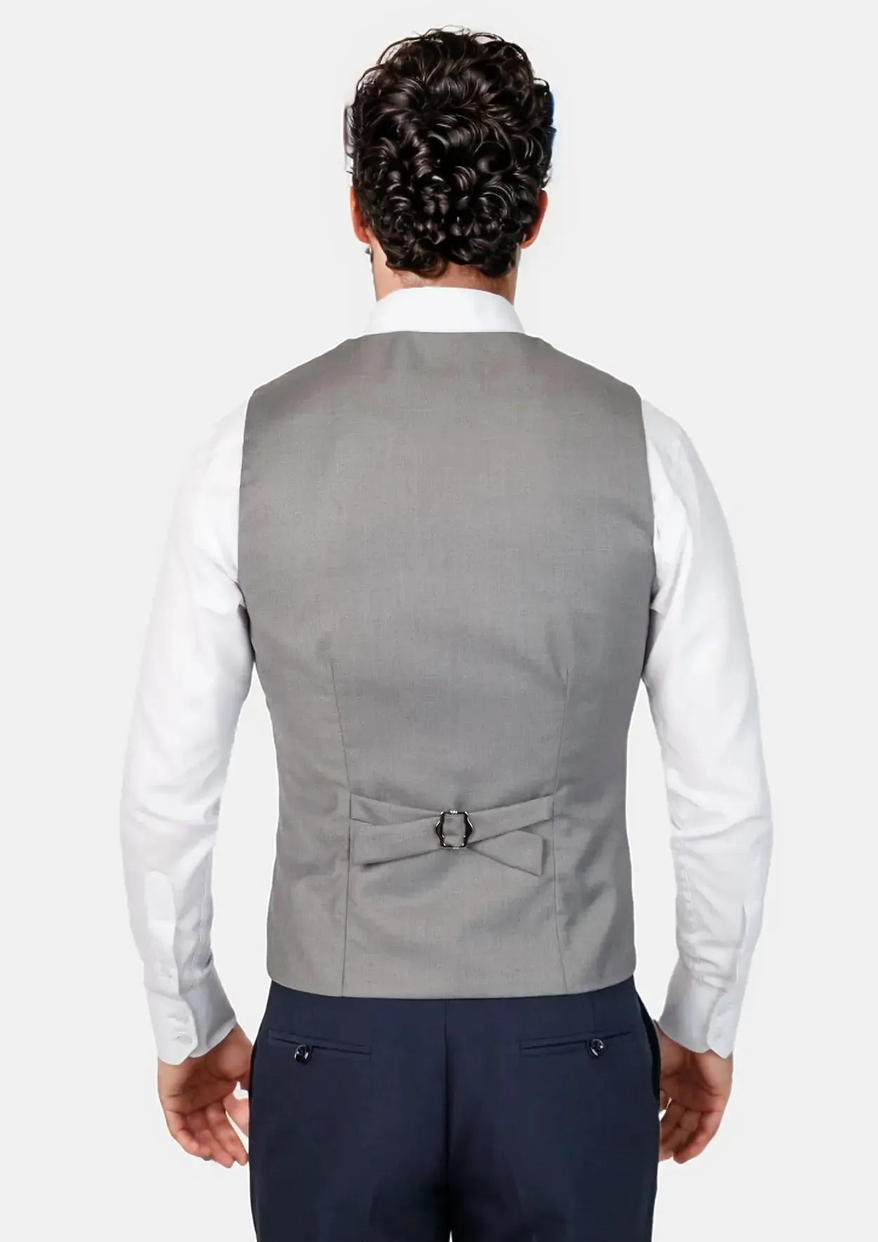 Light Grey Twill Vest