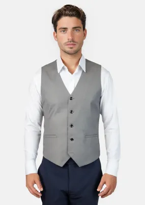 Light Grey Twill Vest