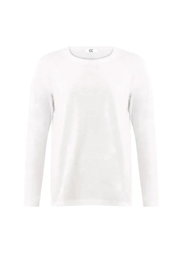 Long Sleeve T-Shirt in White