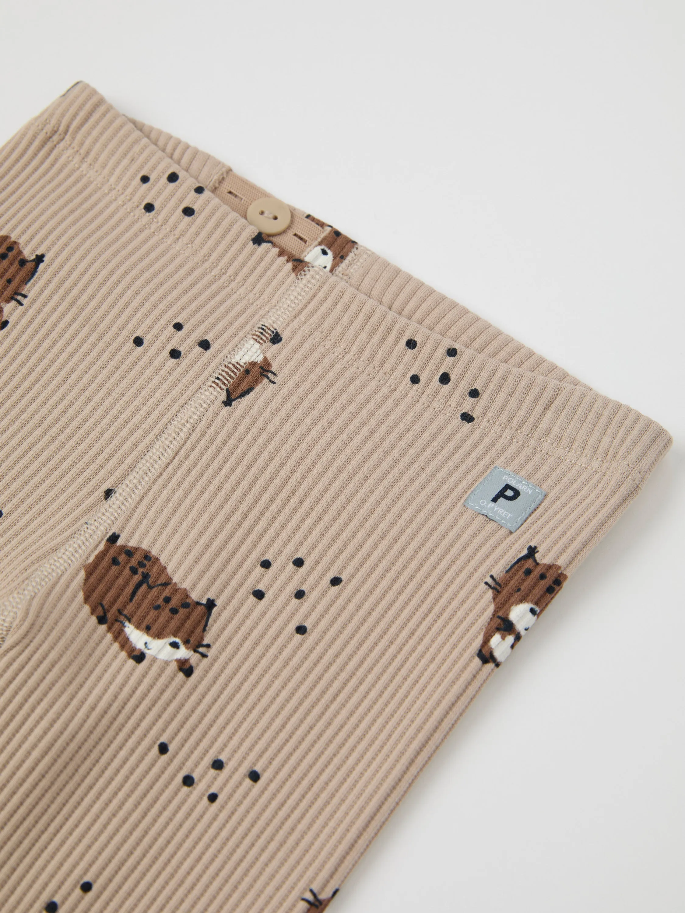 Lynx Print Baby Leggings