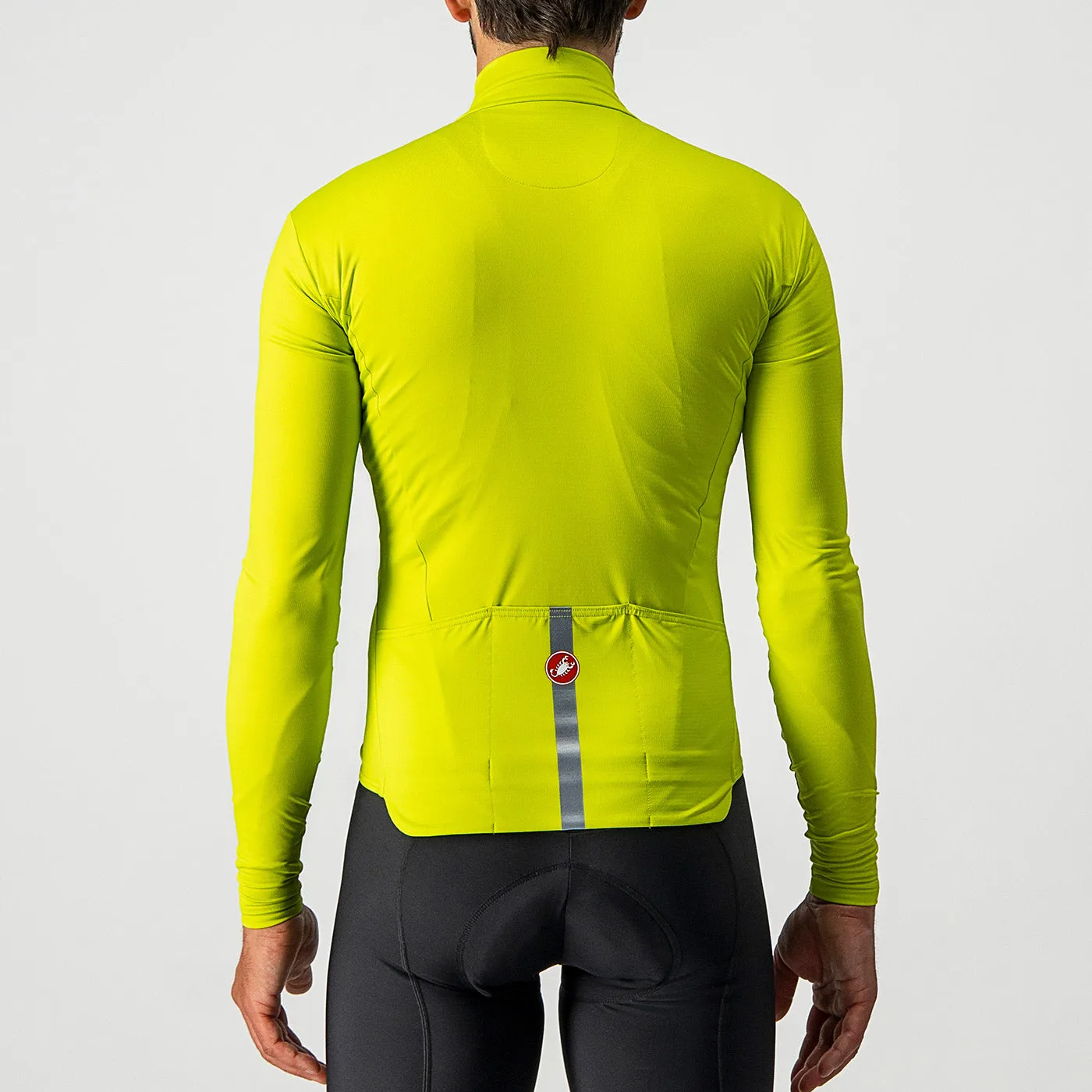 Maglia maniche lunghe Castelli Pro Mid - Giallo fluo