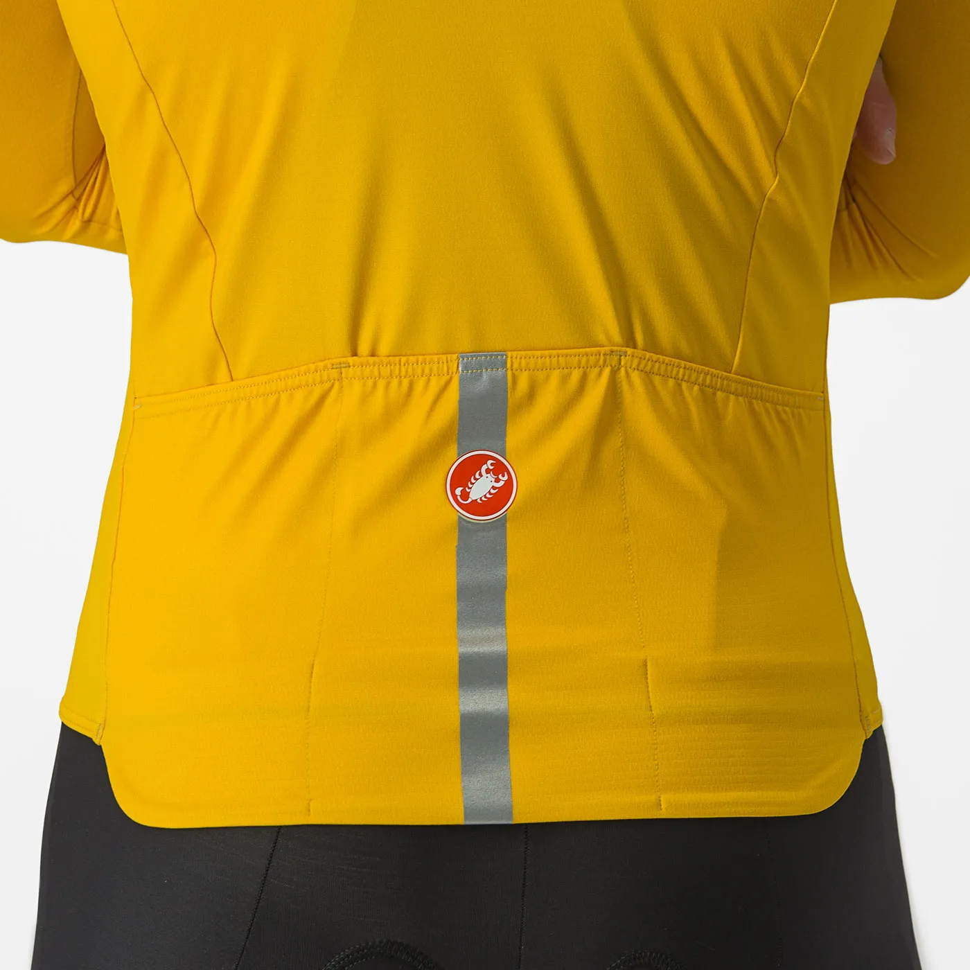 Maglia maniche lunghe Castelli Pro Mid - Giallo