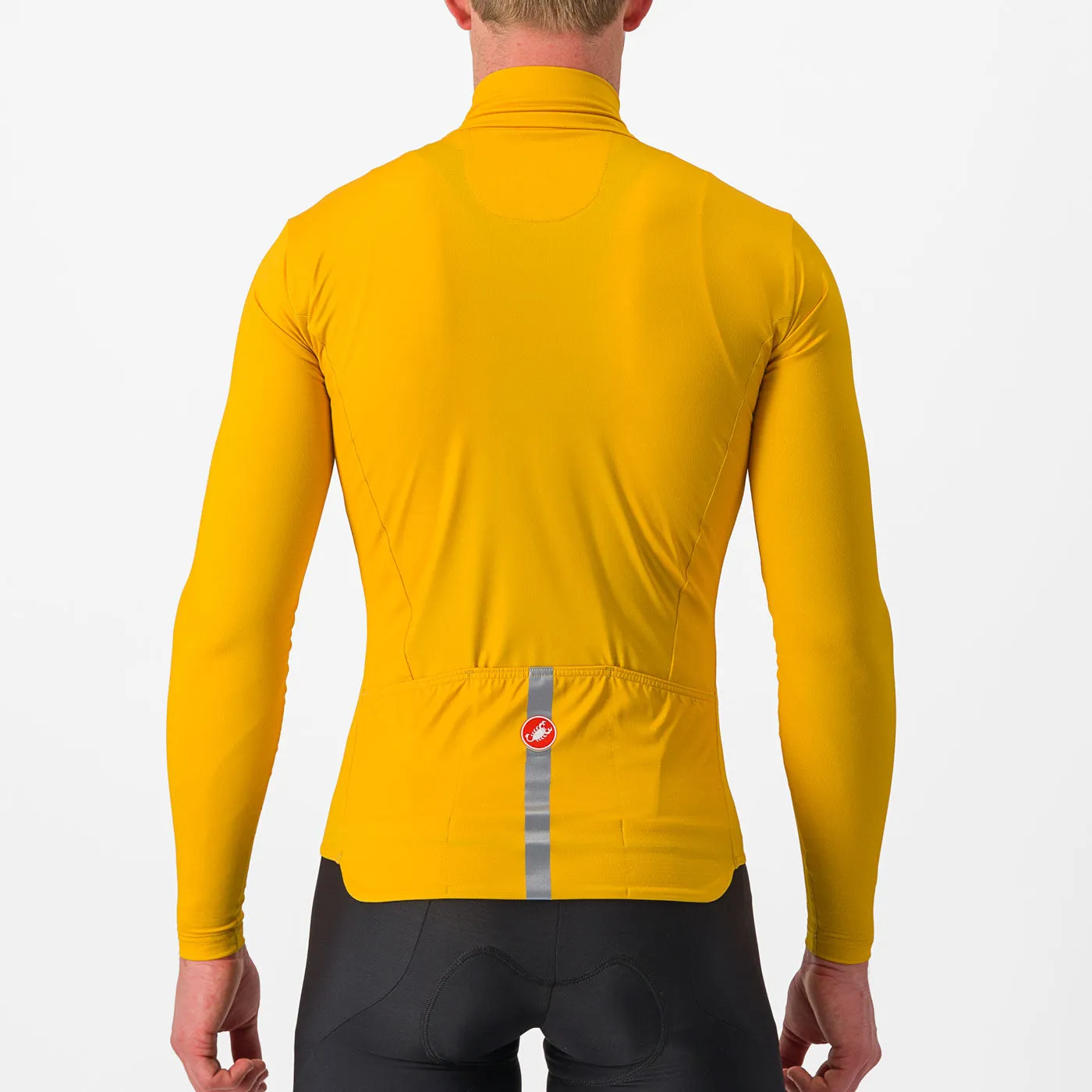 Maglia maniche lunghe Castelli Pro Mid - Giallo