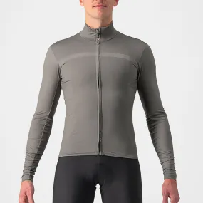 Maglia maniche lunghe Castelli Pro Mid - Grigio chiaro