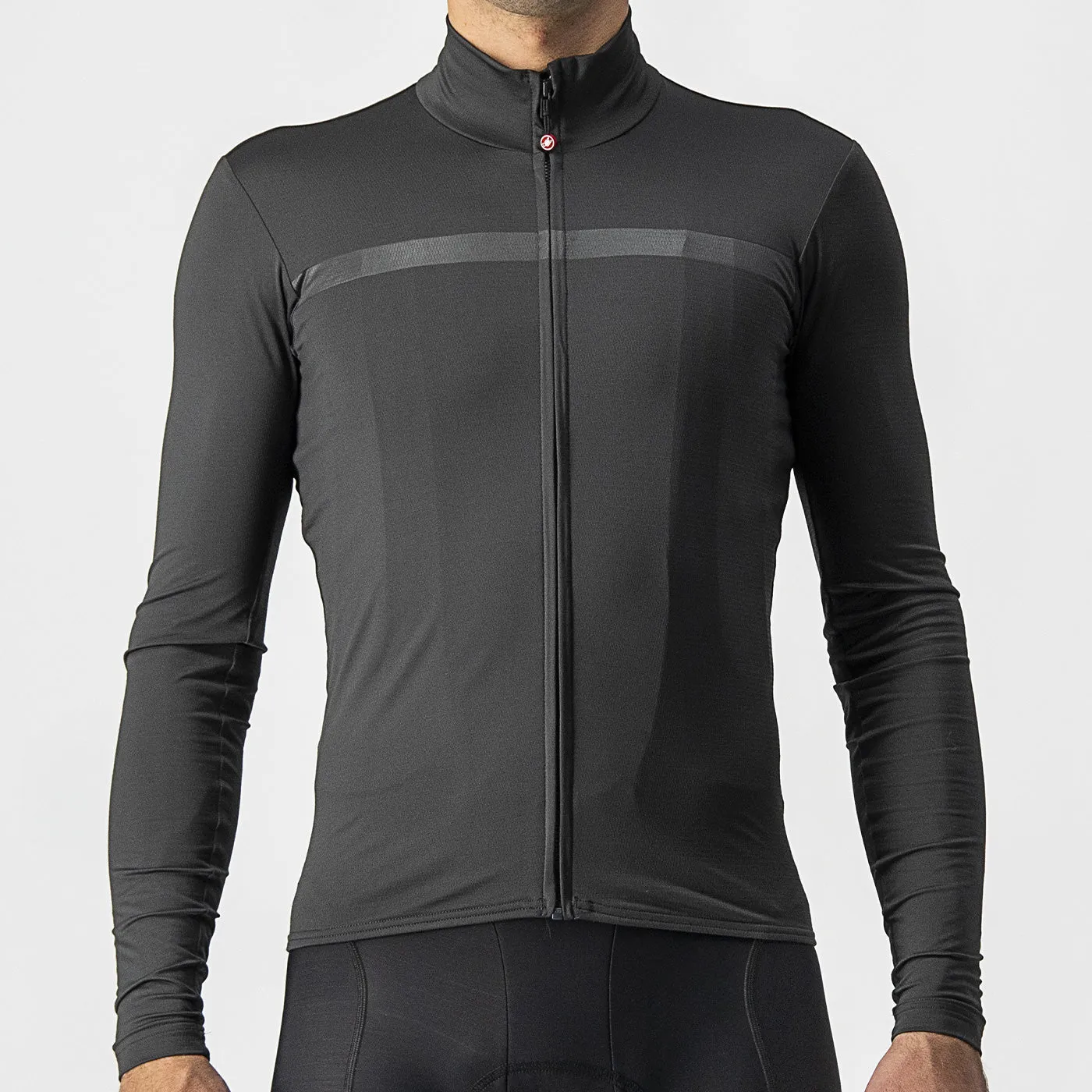 Maglia maniche lunghe Castelli Pro Mid - Grigio scuro