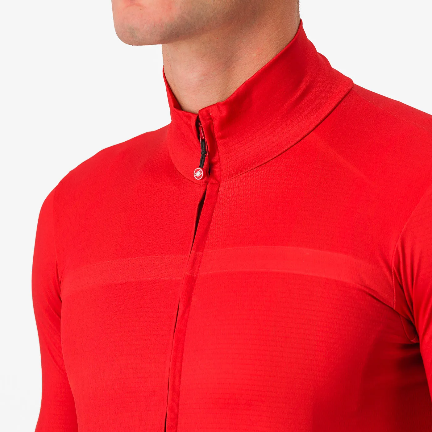 Maglia maniche lunghe Castelli Pro Mid - Rosso chiaro