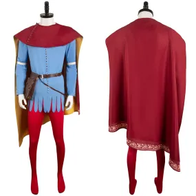 Manor Lords Suzerain Red And Blue Outift Party Carnival Halloween Cosplay Costume