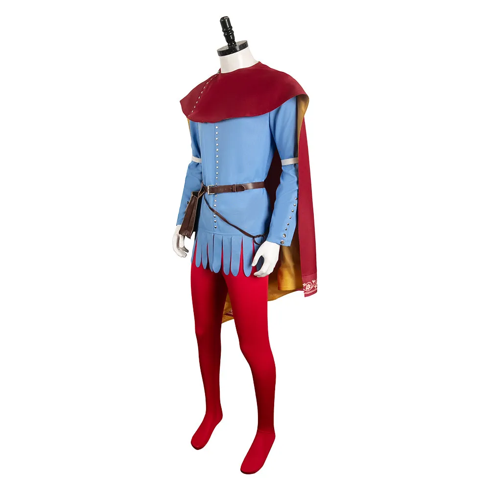 Manor Lords Suzerain Red And Blue Outift Party Carnival Halloween Cosplay Costume