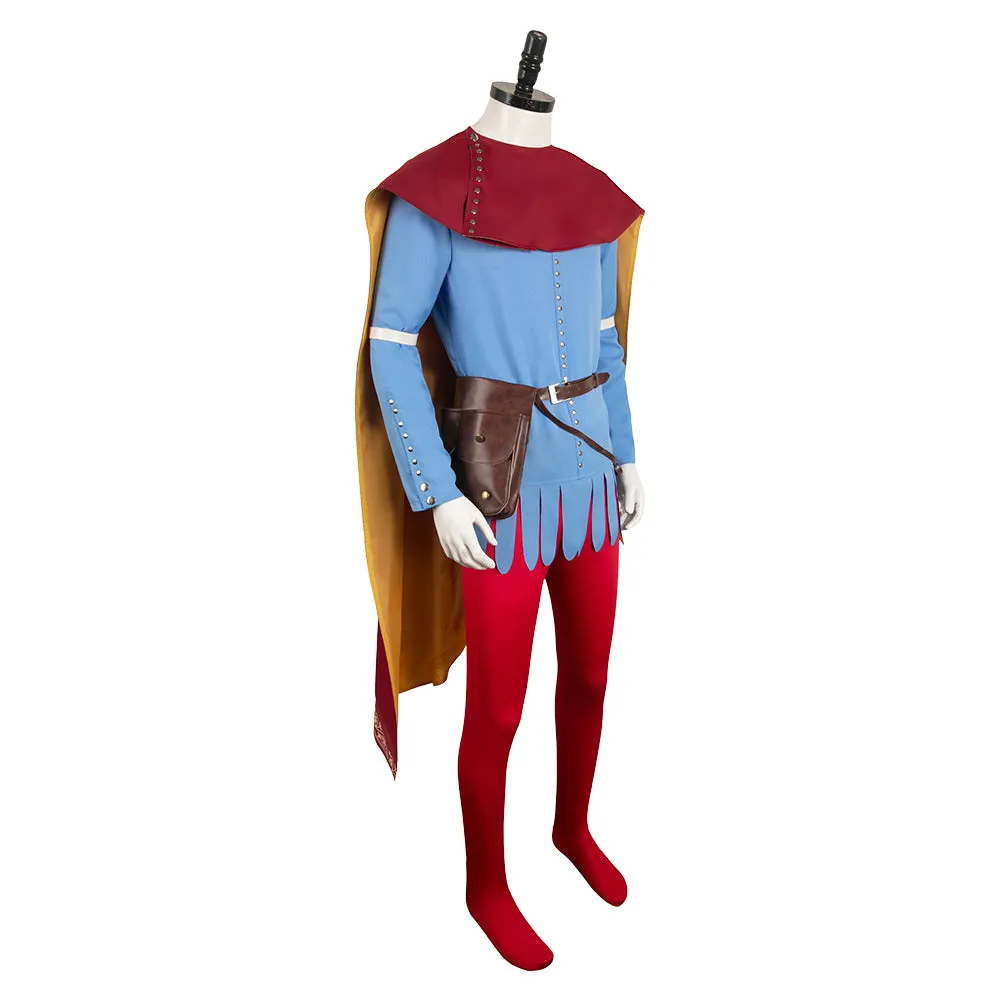 Manor Lords Suzerain Red And Blue Outift Party Carnival Halloween Cosplay Costume