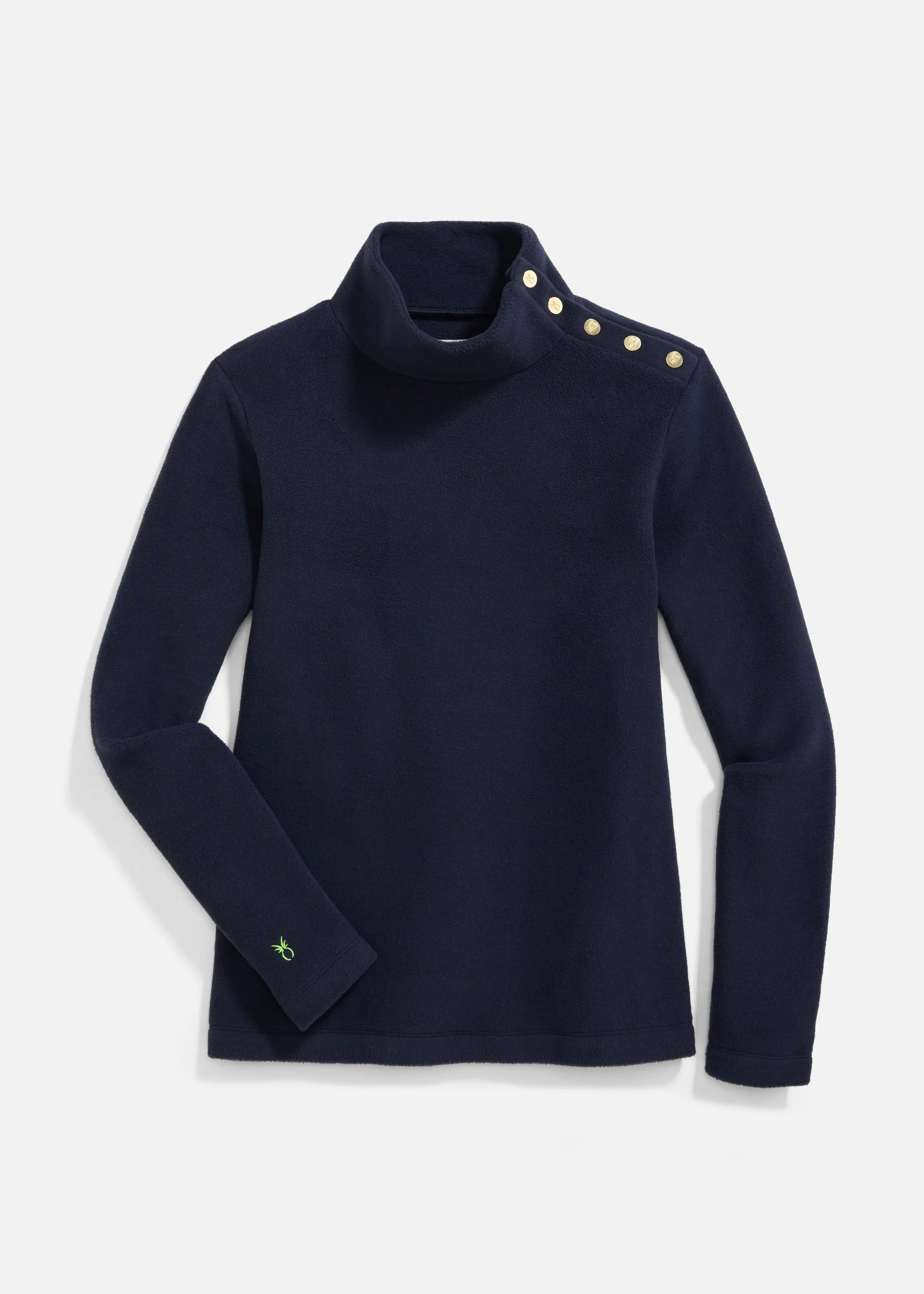 Meadow Greenpoint Turtleneck in Vello Fleece (Navy)