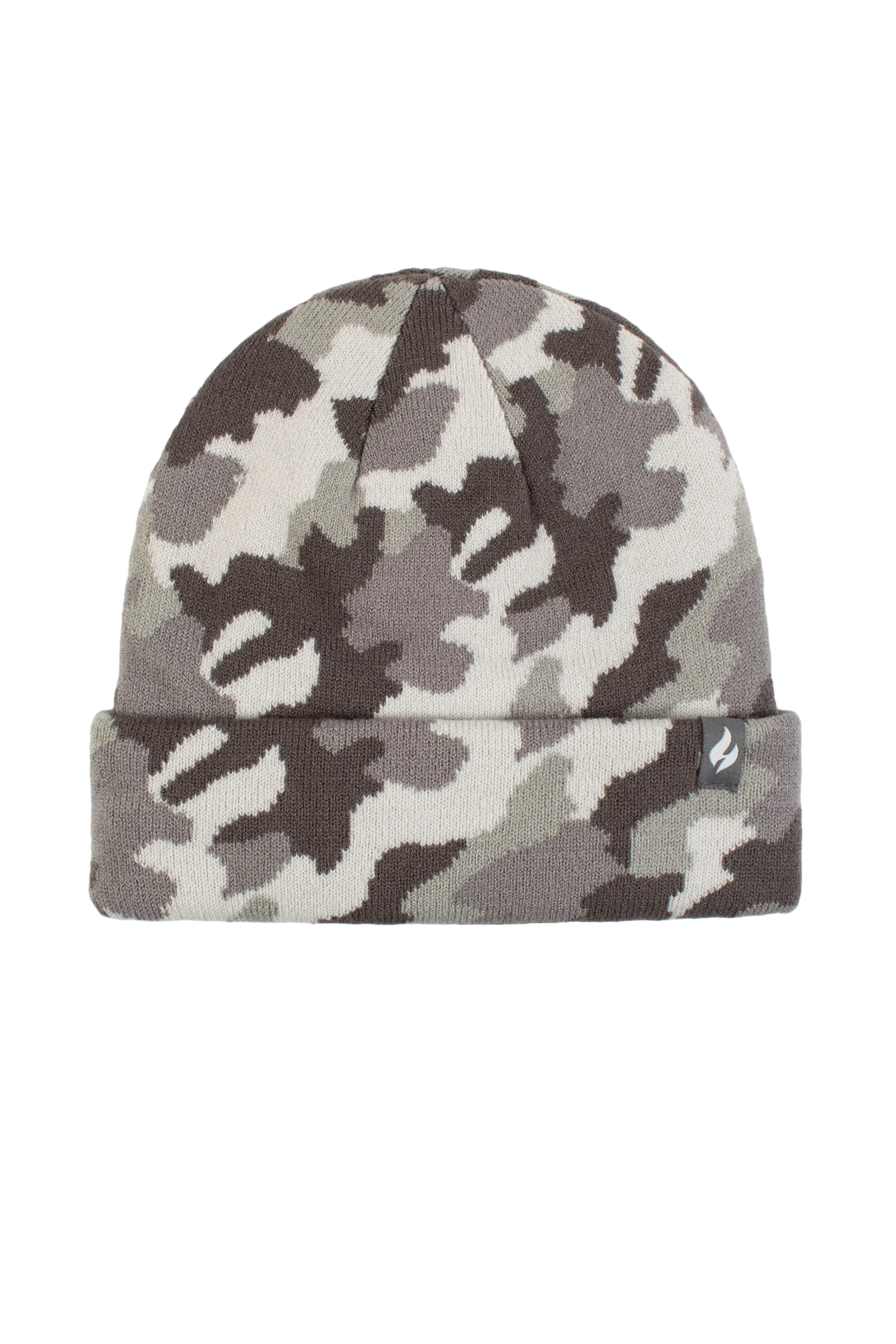 Men's Gunner Camouflage Knit Roll Up Hat