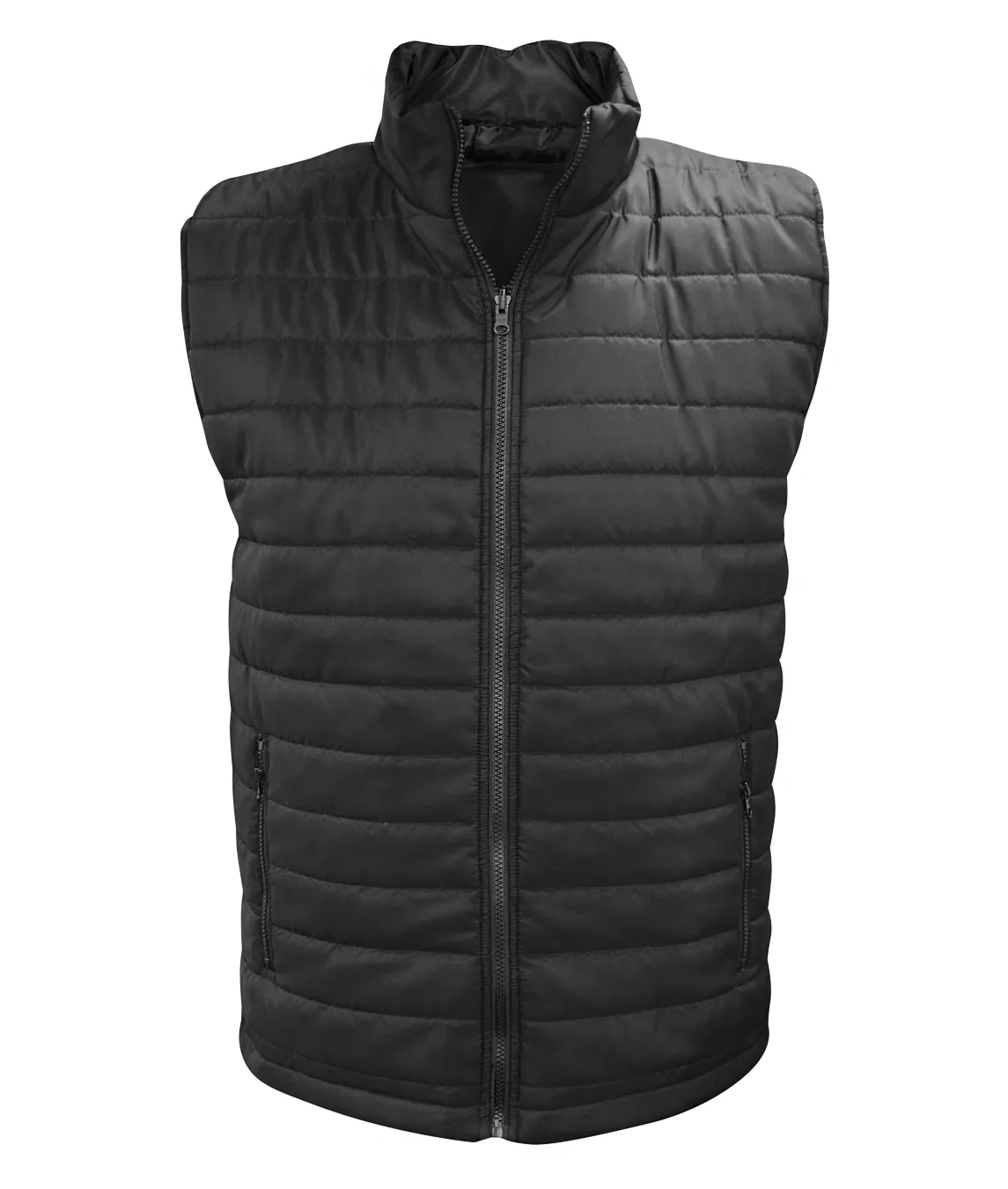 Men's Quilted Zip Front Gilet