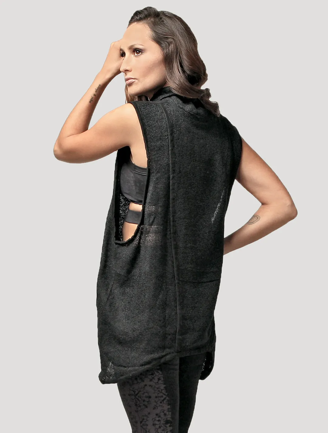 Mini Cleo Sleeveless Short Vest by Alekai