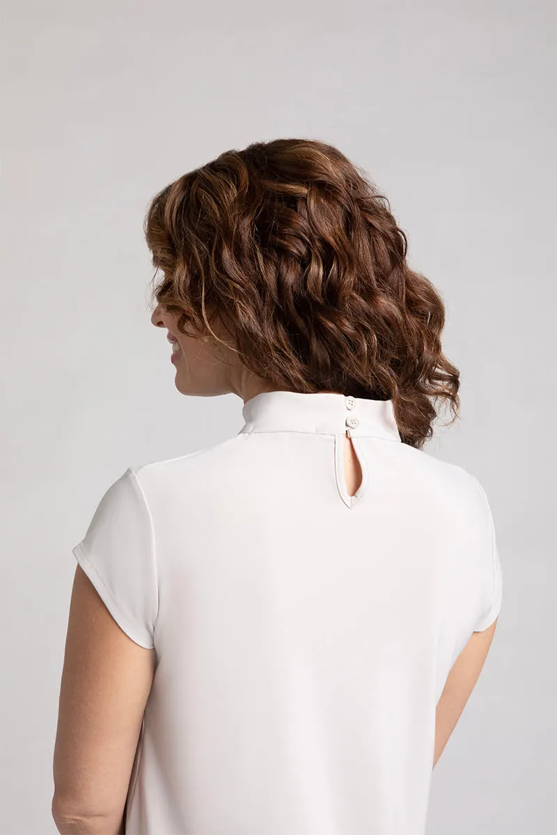 Mock Neck Top Relax | Cashew