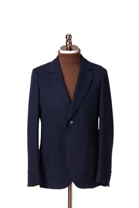 Monaco Navy Wool Blend Jacket