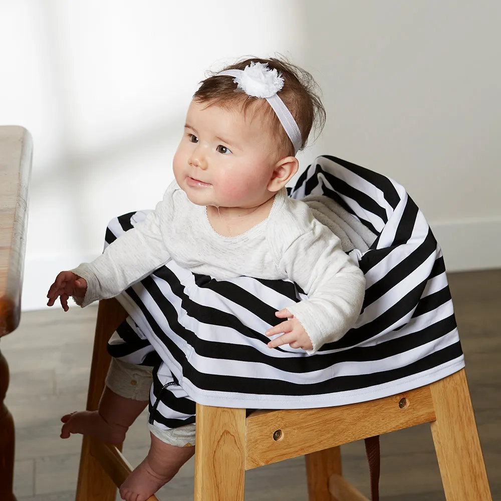 Multi-Purpose Cover - Black White Stripe