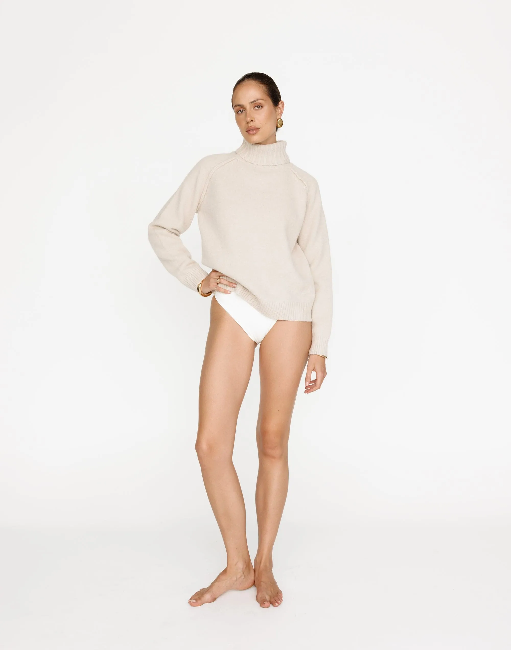 Nathalia Knit Jumper (Oat)