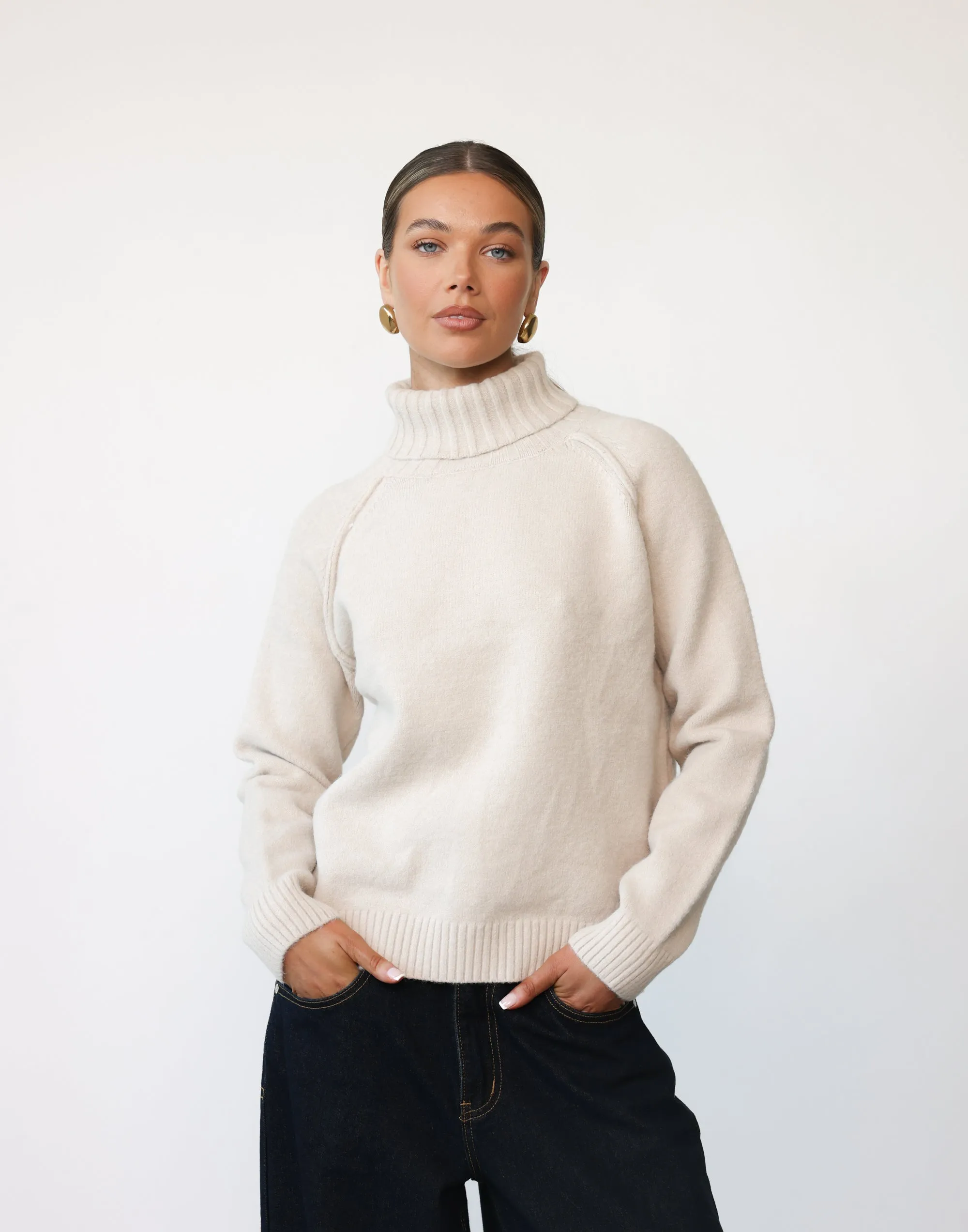 Nathalia Knit Jumper (Oat)