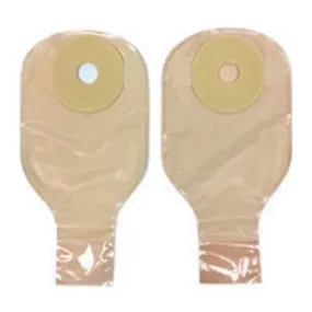 Nu-Hope Nu-Flex™ Drainable Pouch, 1'' Stoma, Pre-Cut, Nu-Barrier Extended Wear, Post-Operative, Convex, Adult, 24 oz Capacity