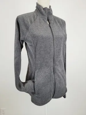 OLD NAVY ACTIVE GREY FLEECE ZIP SWEATER LADIES MEDIUM PRE-LOVED