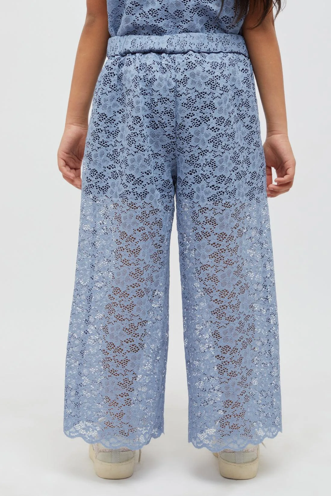 One Friday Blue Lace Culotte